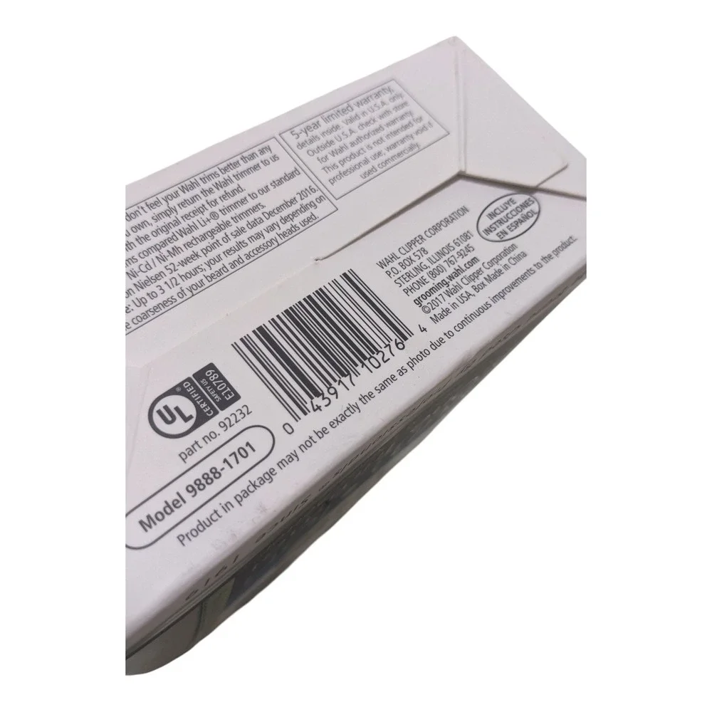 Wahl Lithium Ion All-In-One Trimmer Detail‎ Shaver Precision Blades 9 Lengths